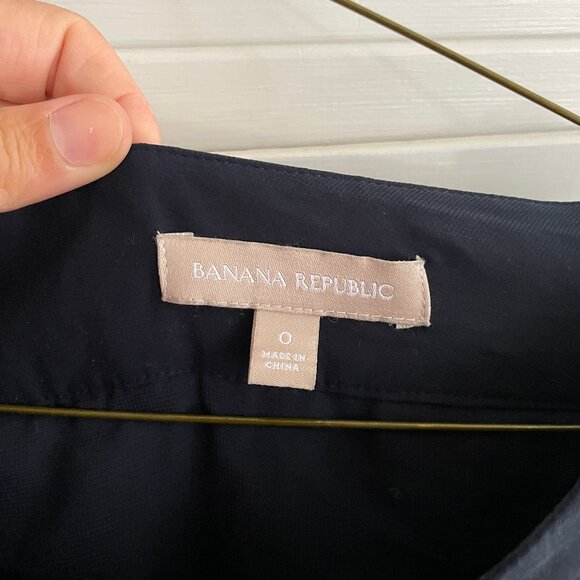 Banana Republic Long Navy Skirt - Picture 2 of 6